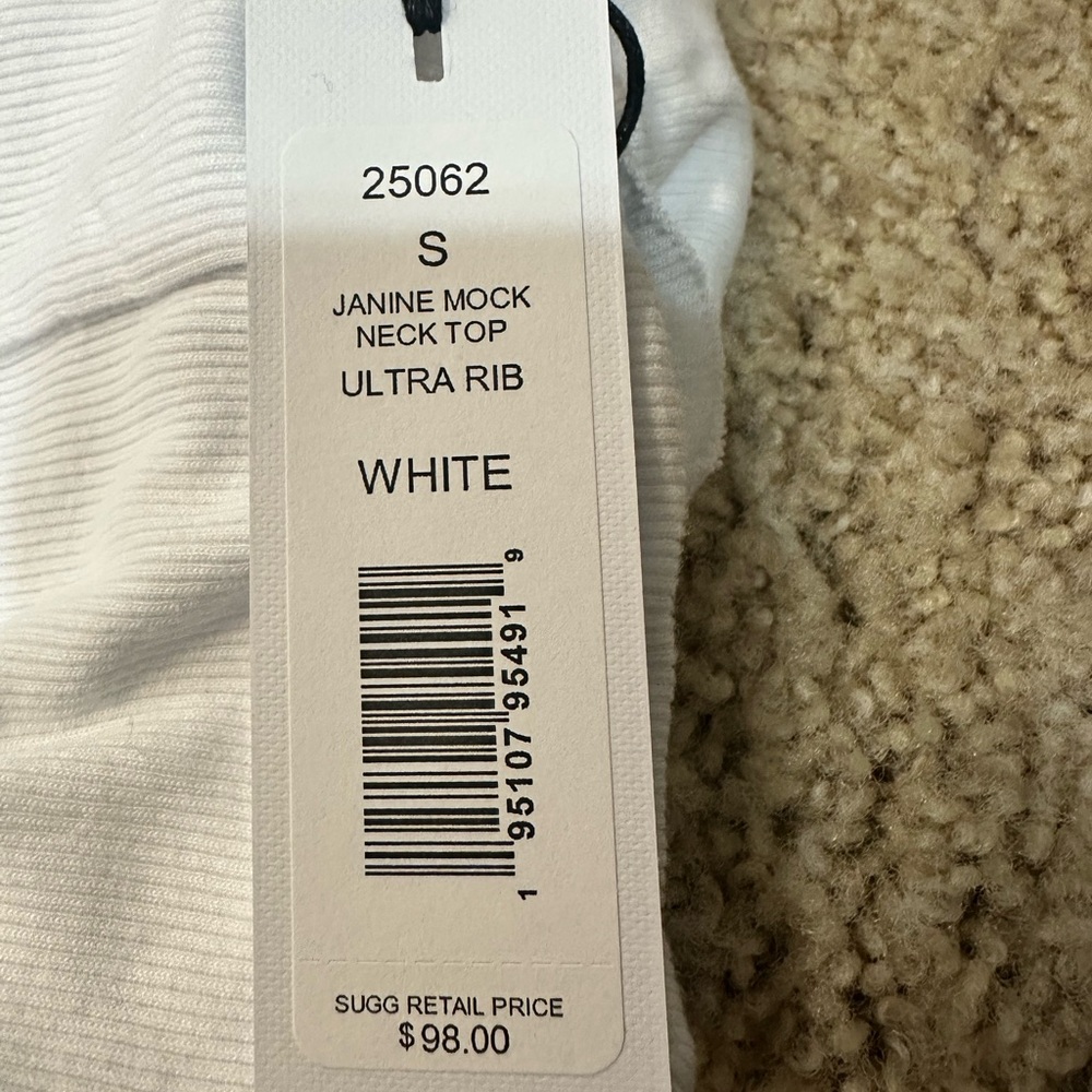 Michael Stars White Long Sleeve Top